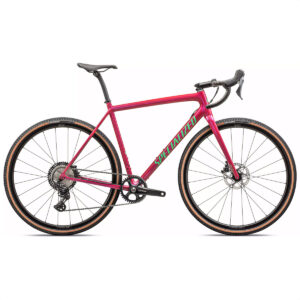 BICICLETA SPECIALIZED CRUX COMP BRA GLOSS VIVID PINK/ELECTRIC GREEN