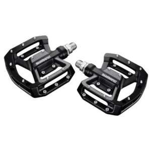 PEDAL, SHIMANO PD-GR500, PEDAL FLAT, SIN REFLECTOR SIN TRABAS, GRIS PLATA, PACK IND.