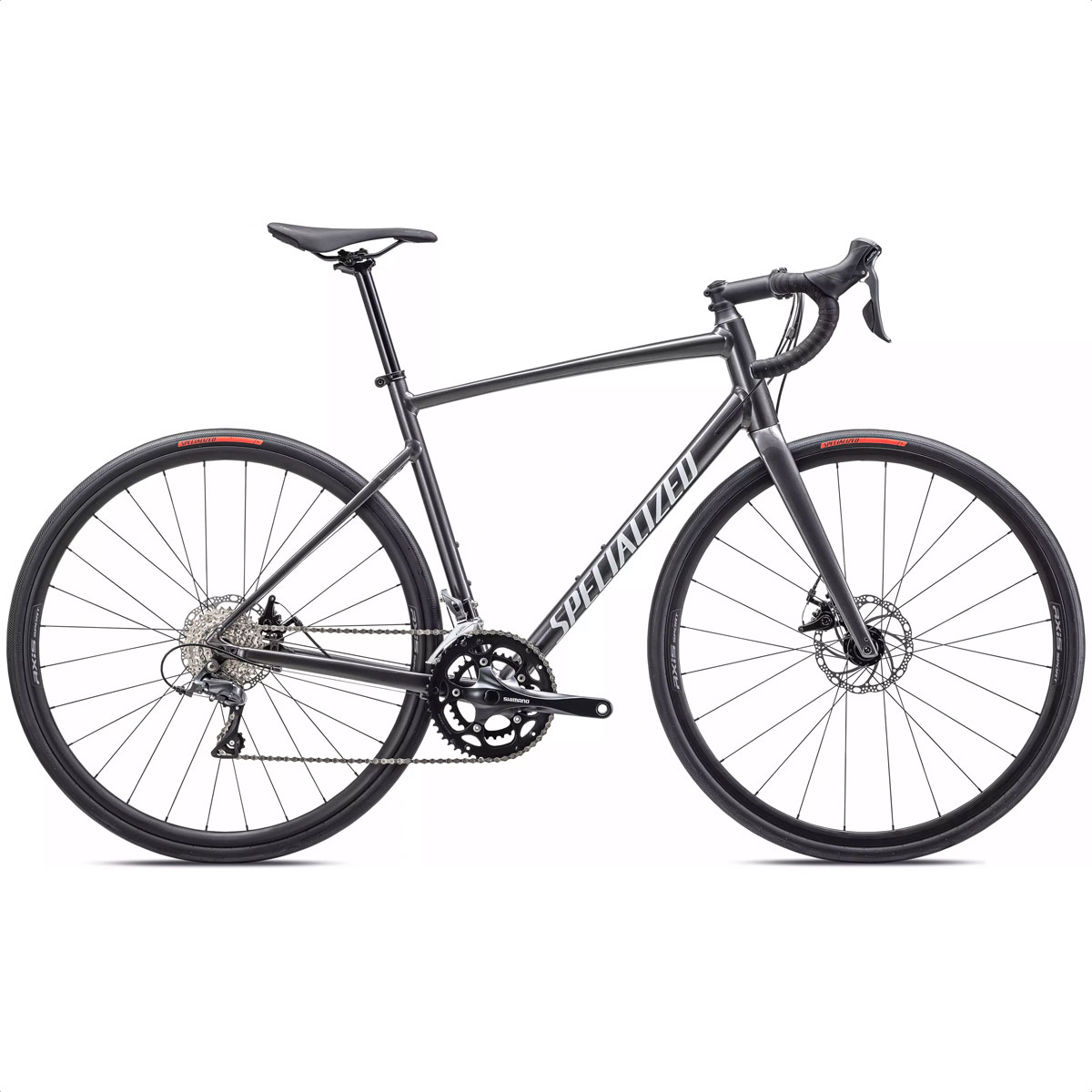 BICICLETA SPECIALIZED ALLEZ E5 GLOSS SMOKE/WHITE/SILVER DUST