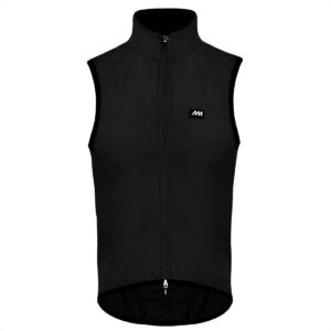 CHALECO CICLISMO MAGENTA POCKET NEGRO
