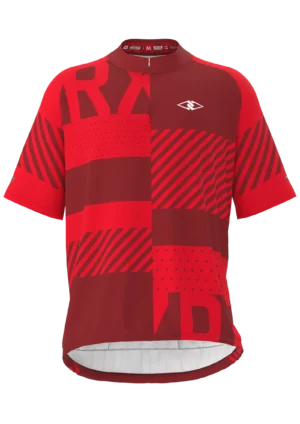 HOMBRE REMERA CORTA MOTION MIX ROJO TALLE M