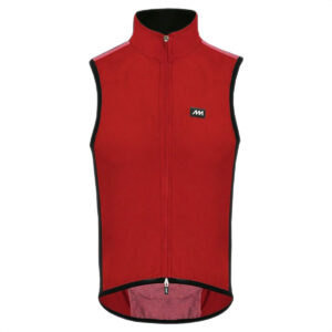 CHALECO CICLISMO MAGENTA  MELANGE ROJO