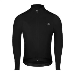 CAMPERA CICLISMO MAGENTA PWR FLEX NEGRA