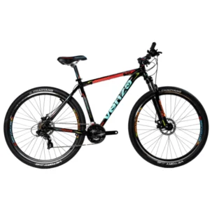 BICICLETA VENZO SKYLINE EVO 21V NEGRO/TEAL/ROJO TALLE L