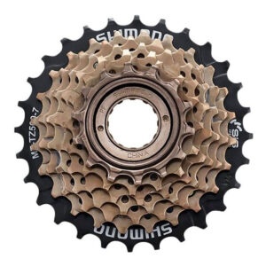 PIÑON A ROSCA, SHIMANO MF-TZ500-7,7 VELOCIDADES, 14-16-18-20-22-24-28T, PACK IND.