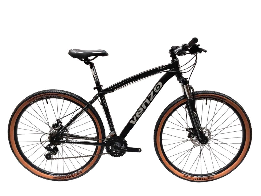 BICICLETA VENZO LOKI 2.1 21v R29'' NEGRO/GRIS