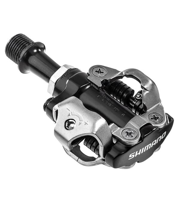 PEDAL, SHIMANO PD-M540, PEDAL SPD, NEGRO, SIN REFLECTOR, CON TRABAS (SM-SH51)