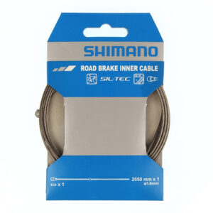 CABLE DE FRENO DE RUTA ACERO INOXIDABLE SHIMANO SIL-TEC Ø1.6X2050MM