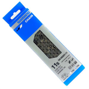 CADENA SHIMANO CN-HG601-11, PARA 11 VELOCIDADES (RUTA/MTB/E-BIKE COMPATIBLE), 126 ESLABONES