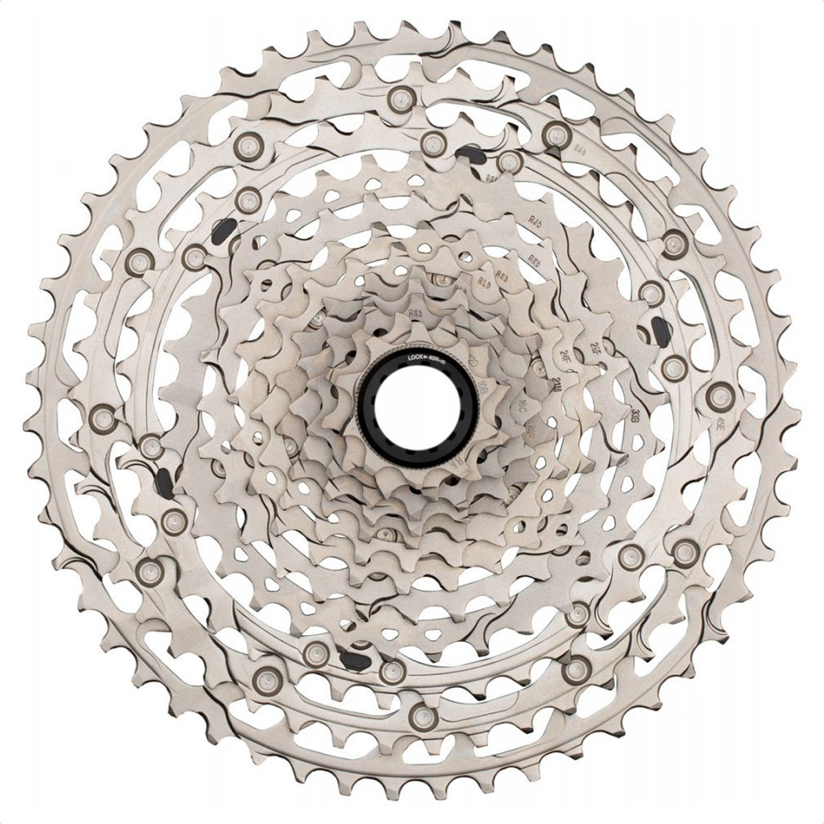 PIÑON A CASSETTE SHIMANO CS-M6100-12, DEORE, 12 VELOCIDADES 10-12-14-16-18-21-24-28-33-39-45-51T