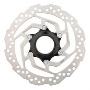 DISCO DE FRENO, SHIMANO SM-RT10, S 160MM, CON CIERRE(INTERNO Y EXTERNO, NEGRO), PARA PASTILLA RESINA