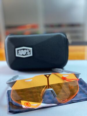 GAFA REPLICA 100% S5 GRIS NARANJA LENTE NARANJA