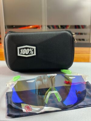 GAFA REPLICA 100% MARCO BLANCO LENTE ESPEJADO AZUL