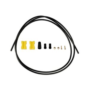 DUCTO, SHIMANO SM-BH90-SS, 1000MM NEGRO(CORTABLE), CONEXION RECTA(NO ENSAMBLADO), CON PIN Y OLIVA CONECTOR