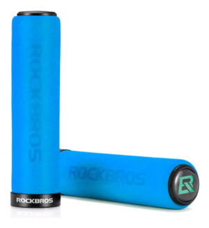 PUÑO ROCKBROS RACE SILICONE GRIP AZUL