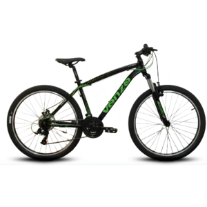 BICICLETA VENZO LOKI RODADO 26 21v NEGRO/VERDE/AMARILLO