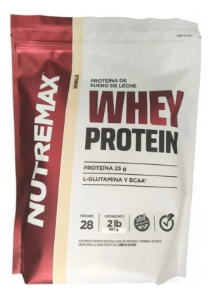 NUTREMAX Whey Protein Vainilla 2lbs (907 g) Doypack